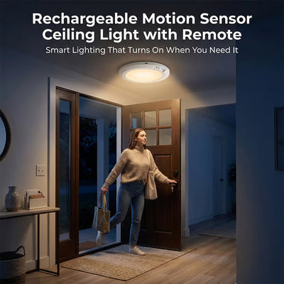 Motion Sensor Ceiling Light with Remote Magnetic