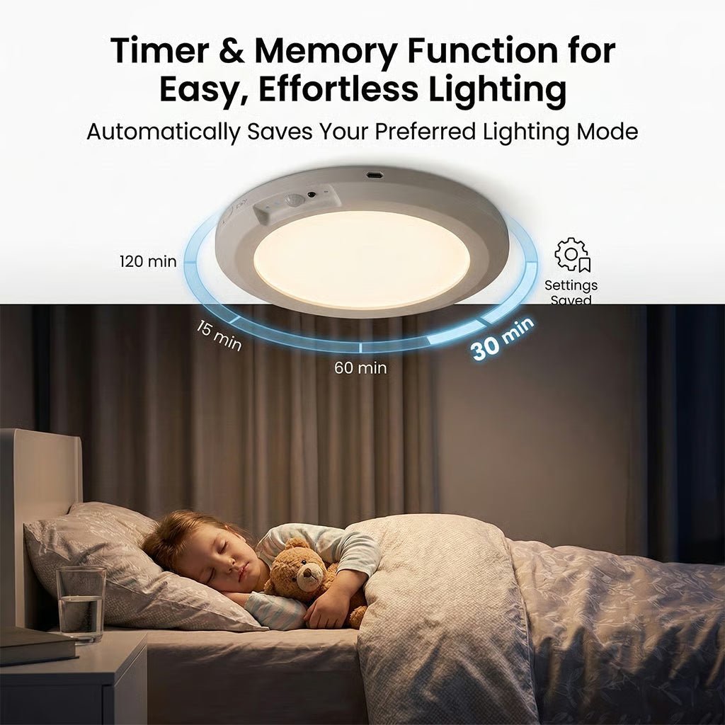 Motion Sensor Ceiling Light with Remote Magnetic