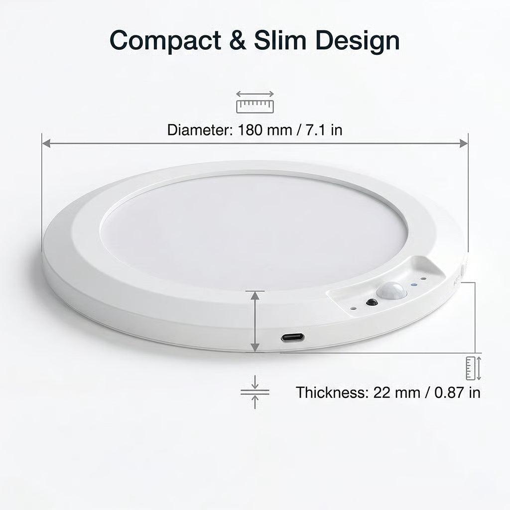 Motion Sensor Ceiling Light with Remote Magnetic