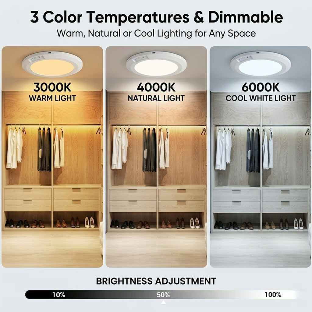 Motion Sensor Ceiling Light with Remote Magnetic